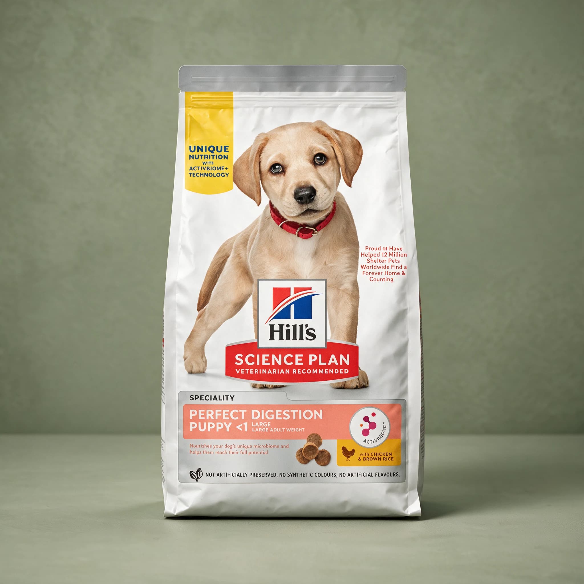 Hill's Science Plan Perfect Digestion Puppy Large Breed Dry Dog Food, front of pack